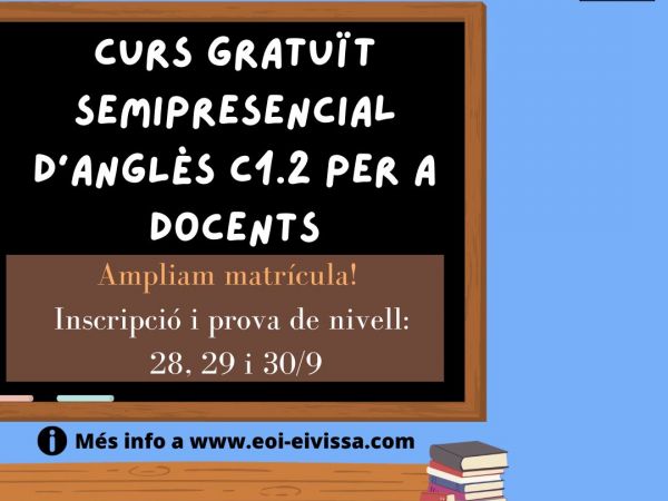 CURS C1.2 ANGLÈS PER A DOCENTS