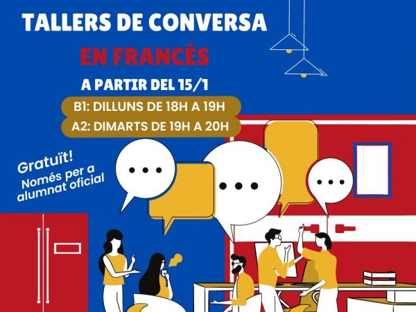 TALLERS DE CONVERSA EN FRANCÈS