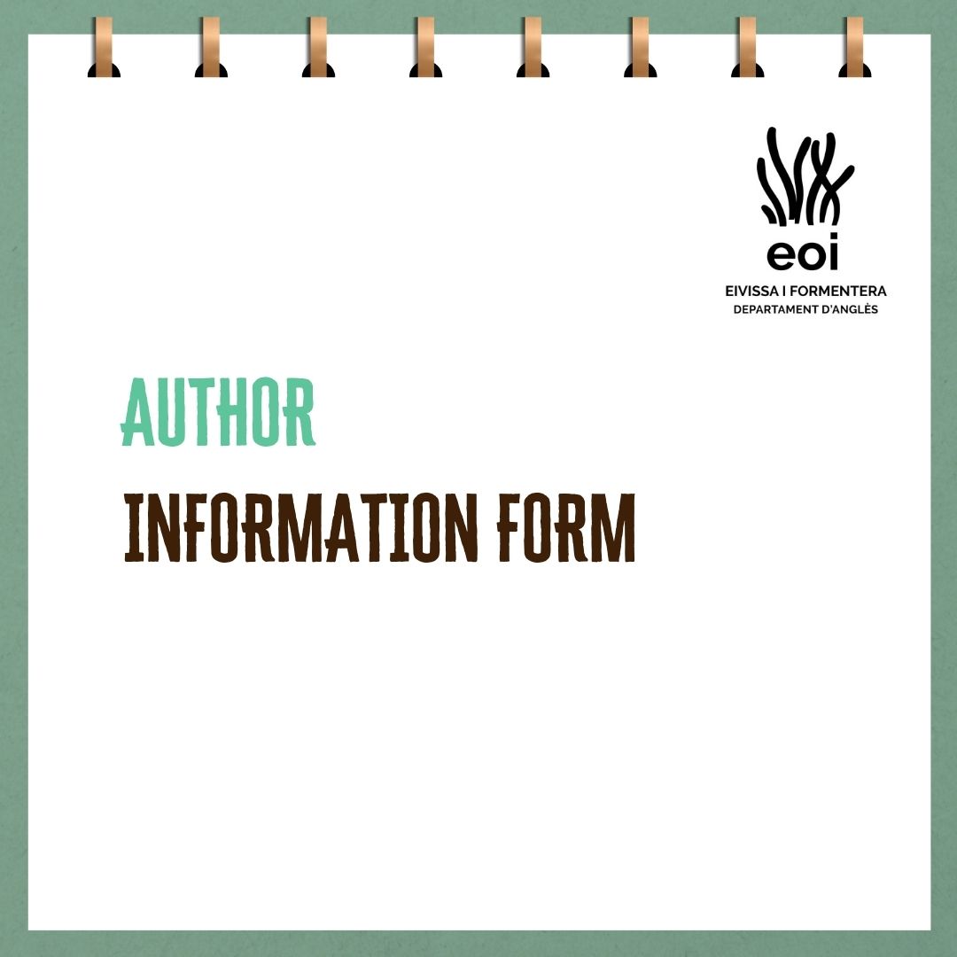 Author Information Form